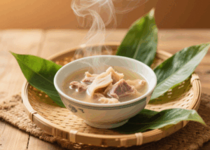 Pork skin soup