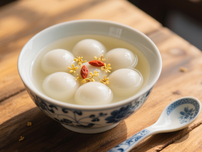 Rice wine dumplings