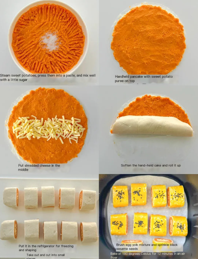 Be sure to try this cheese sweet potato crisp giant delicious